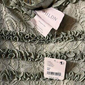 BHLDN Ruffled Lace Dress/Brand new w/tag